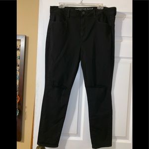 Hi-Rise Black AE Jeggings!! -size 16 SHORT